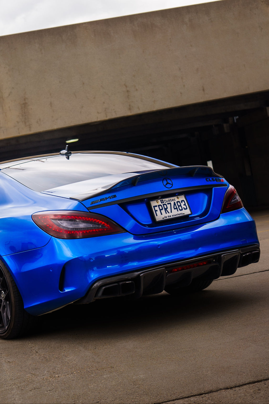 F1 Cls Carbon fiber diffuser