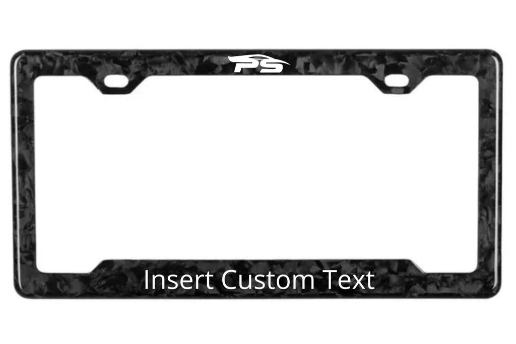 Custom Text - Carbon Fiber Frame